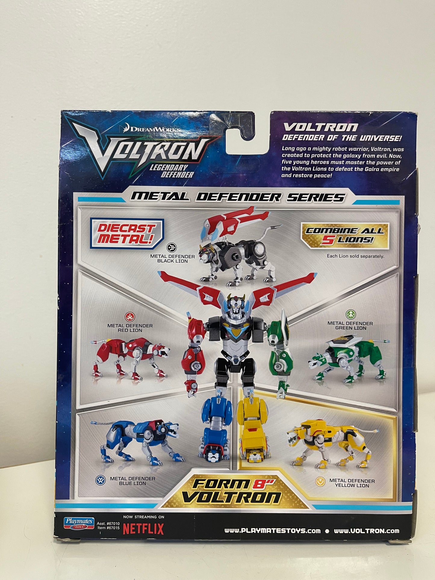 Voltron Legendary Metal Defender Yellow Lion
