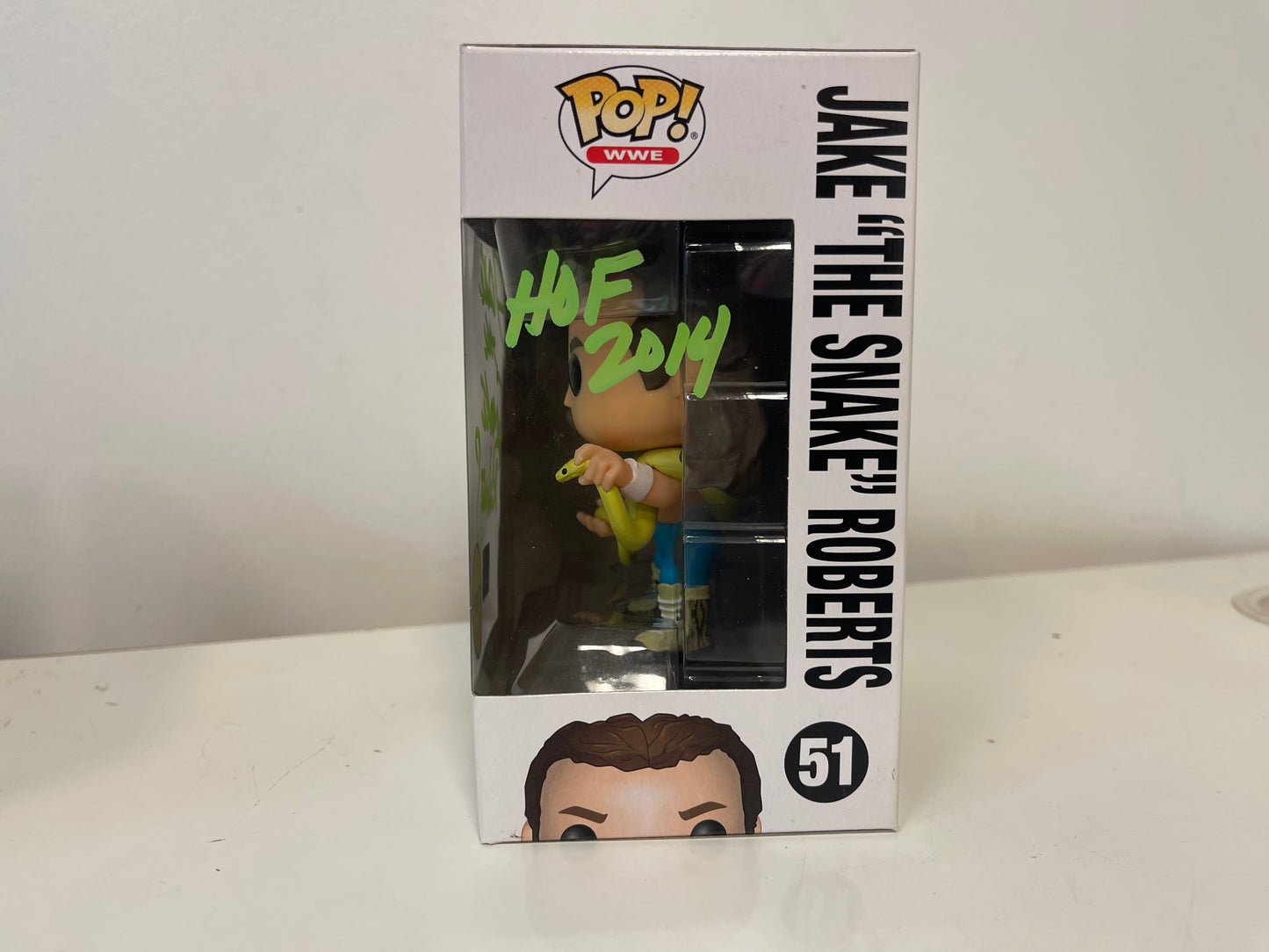Funko Pop! WWE Jake "The Snake" Roberts #51 Chase Signed By Roberts