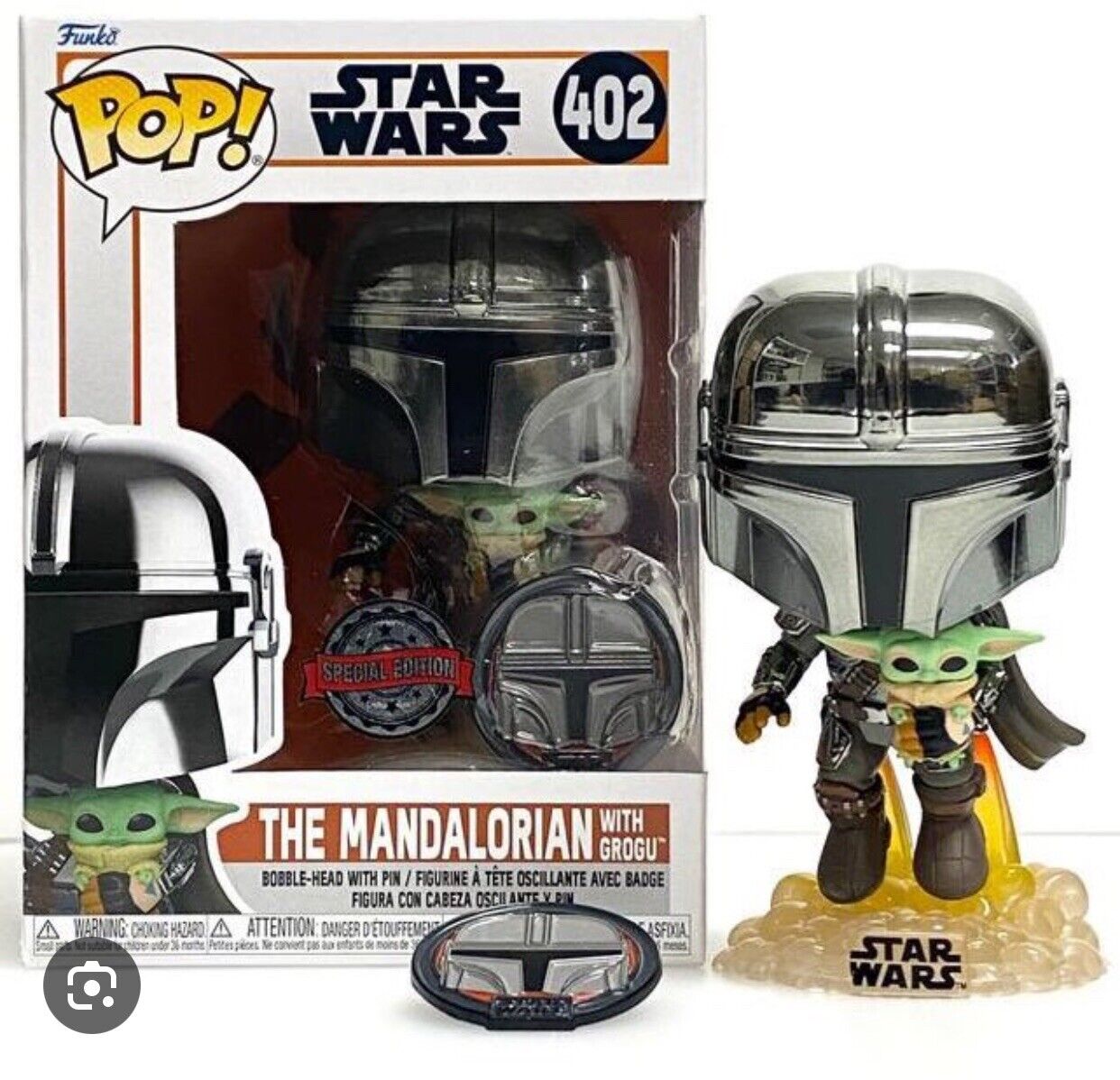 Funko Pop!Vinyl:Star Wars The Mandalorian W/Grogu #402 – Big Ben's