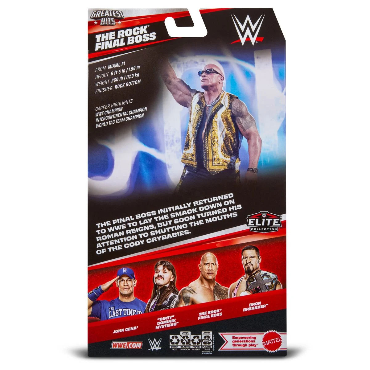 WWE Elite Collection Greatest Hits 2026 Action Figure The Rock