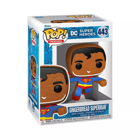Funko Pop! Heroes: #443 DC Holiday Gingerbread Superman