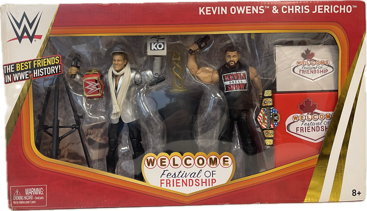 WWE Festival Of Friendship Kevin Owens & Chris Jericho Figure Set