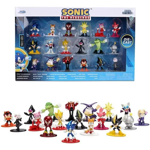 Sonic the Hedgehog Wave 2 Nano MetalFigs Die-Cast Metal Mini-Figure 18-Pack