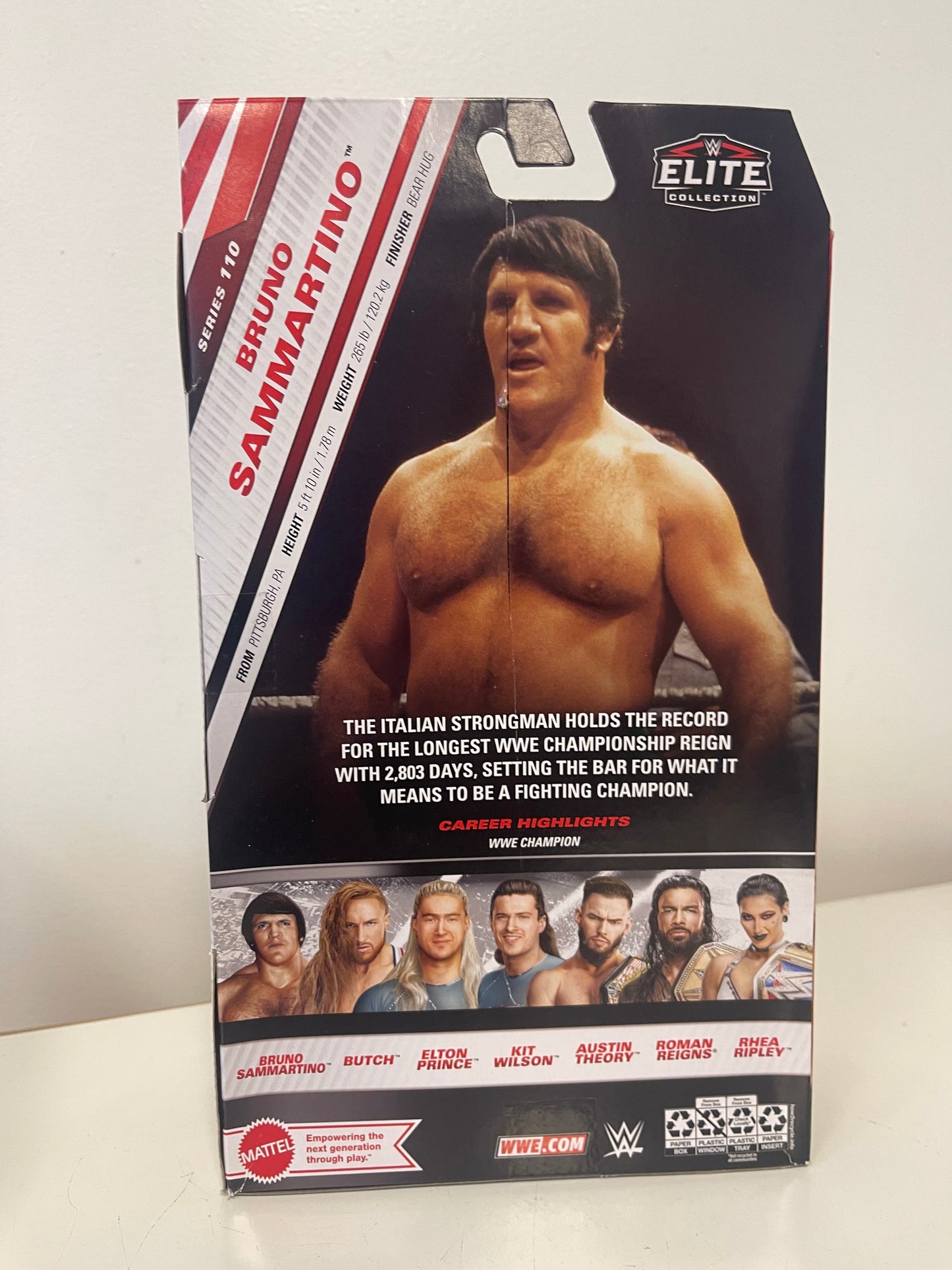 WWE Elite Collection Series 110 Bruno Sammartino