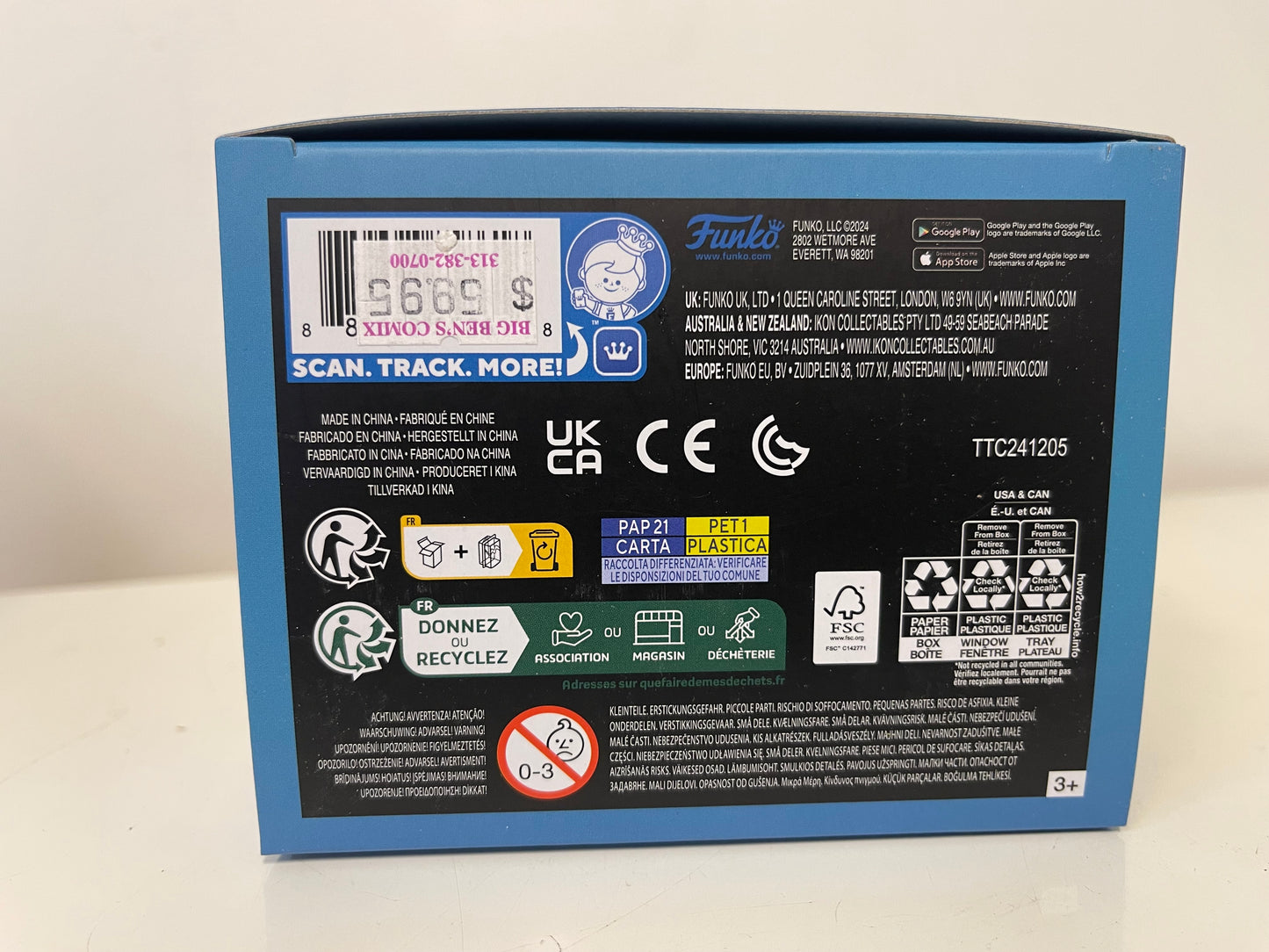 Pop Digital Universal Monsters The Mummy #324 Glows In Dark