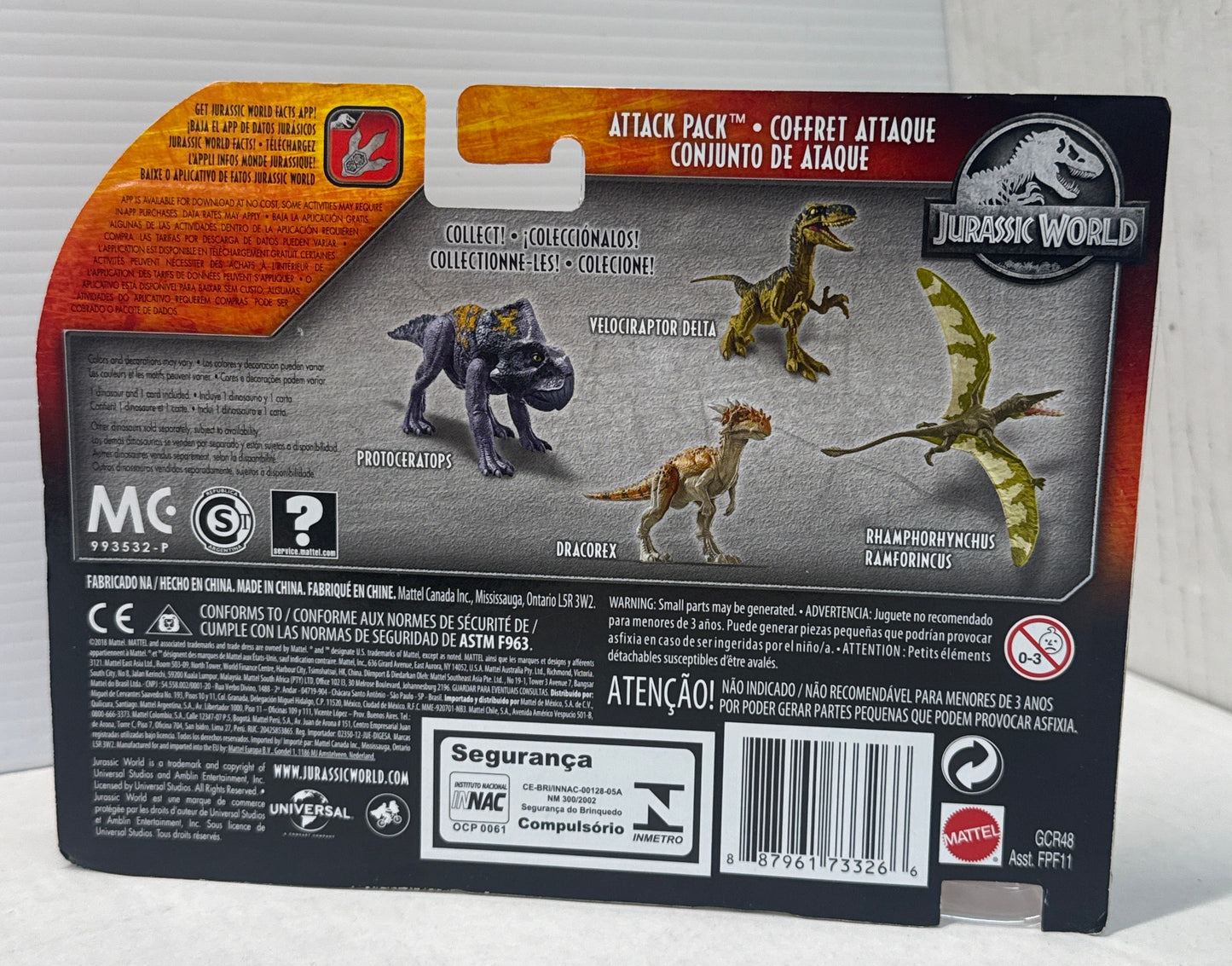 Jurassic World Dino Rivals Attack Pack Dracorex Dinosaur