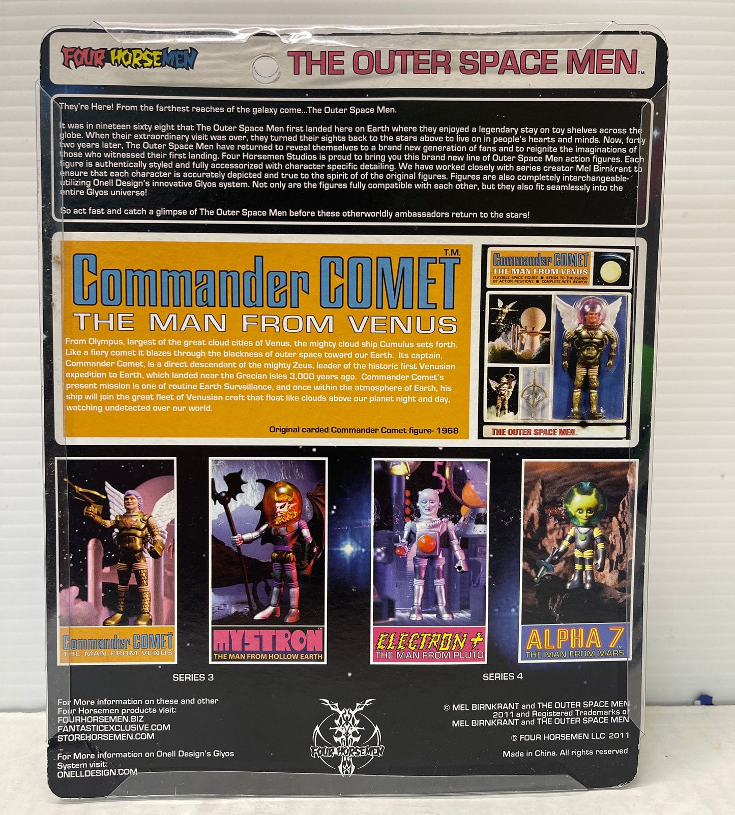 MOC COMMANDER COMET Outer Space Men The Four Horsemen Man from Venus 2012