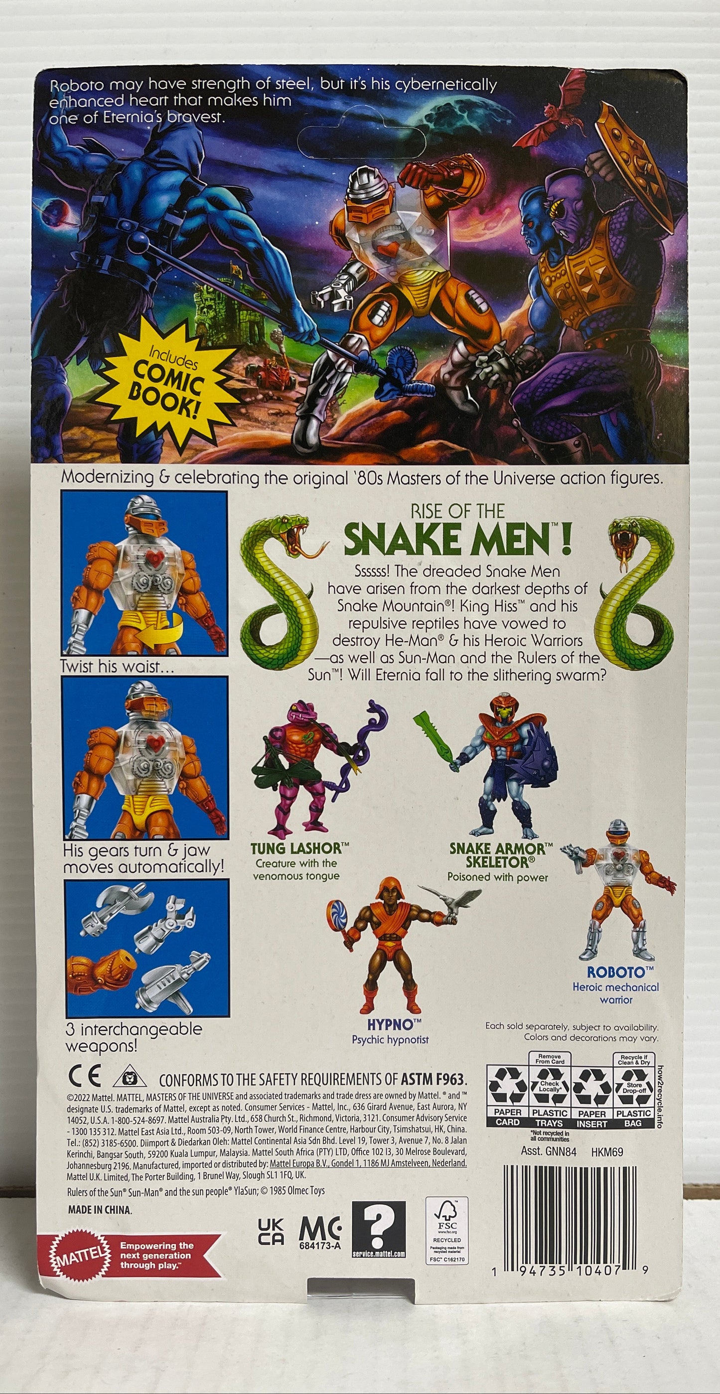 Masters Of The Universe Roboto 2022 Unpunched