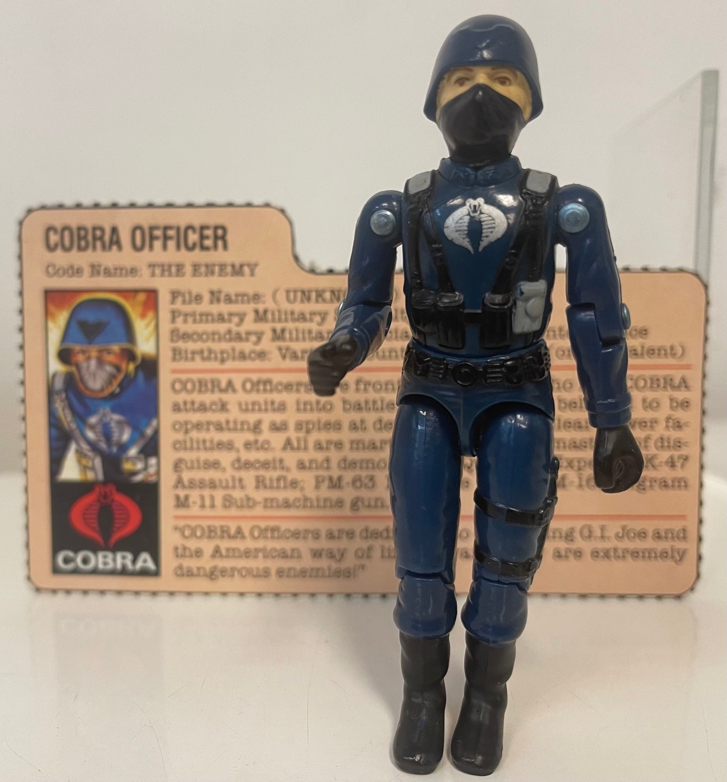 GI Joe "Straight Arm" Version Cobra Officer