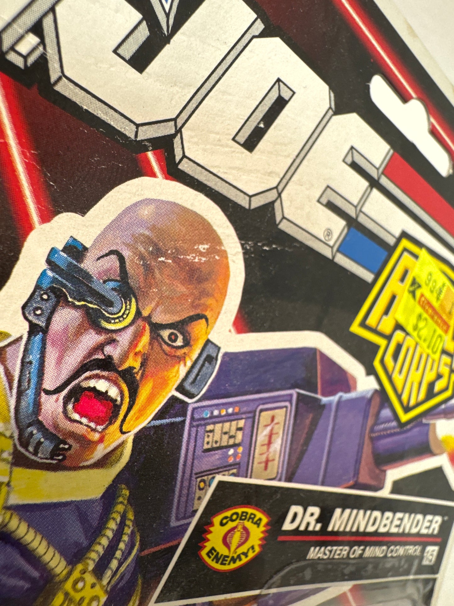 GI Joe Cobra DR. MINDBENDER #15 BATTLE CORPS 1992