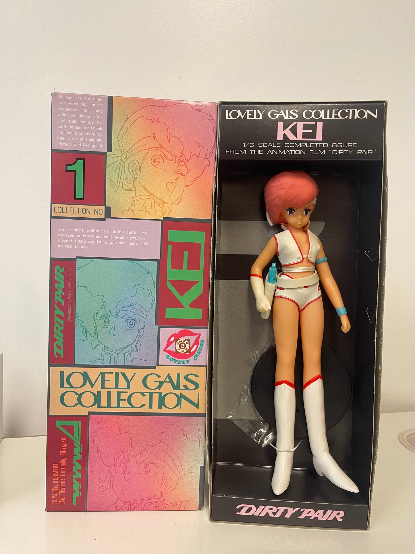 Lovely Gals Collection Dirty Pair Kei 1/6 Scale Figure 1985