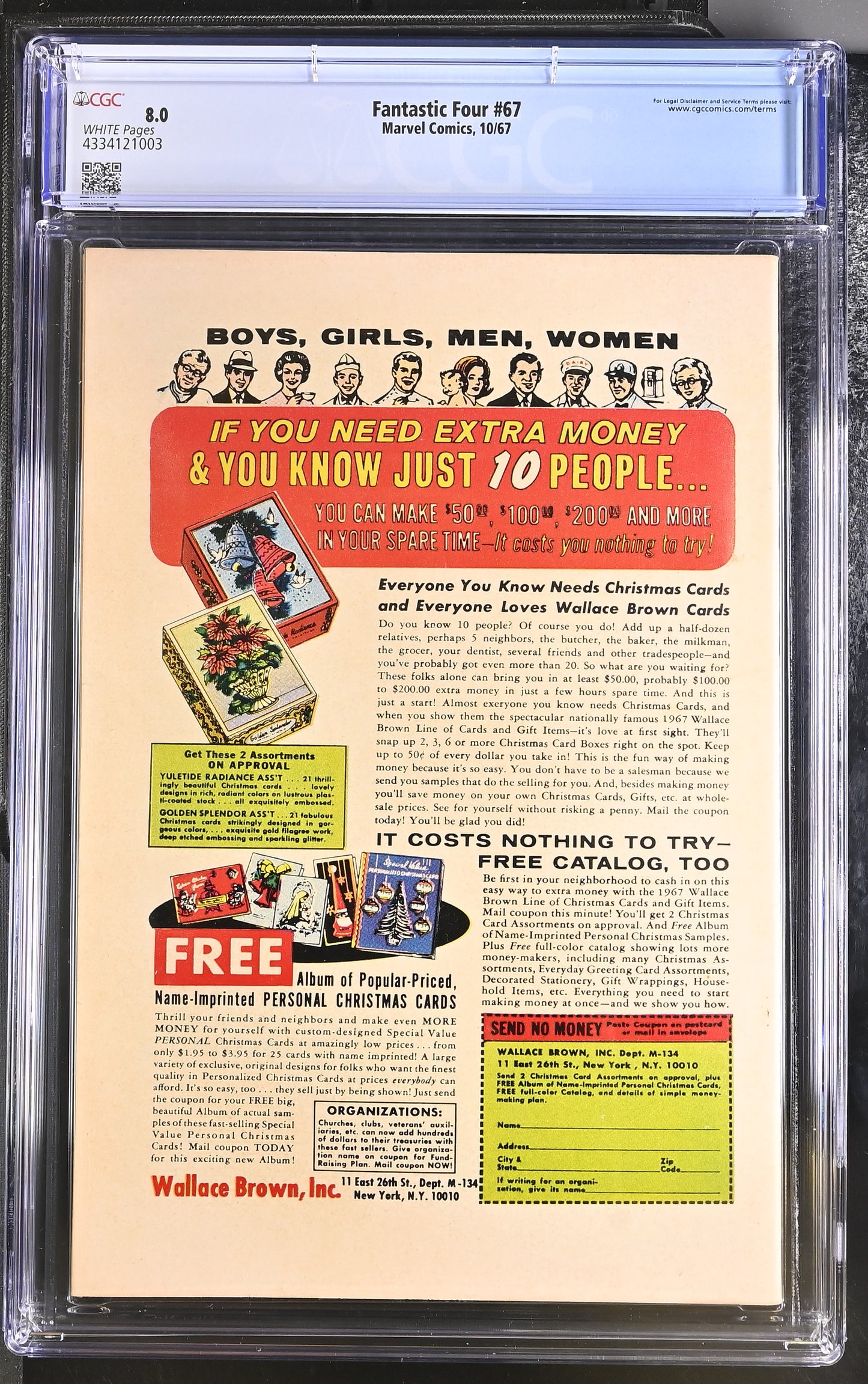Fantastic Four #67 CGC 8.0