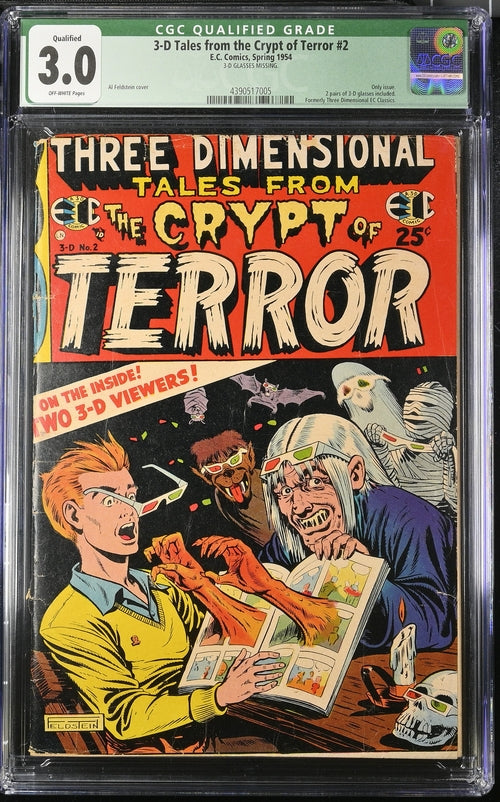 3-D Tales From The Crypt Of Terror #2 CGC 3.0