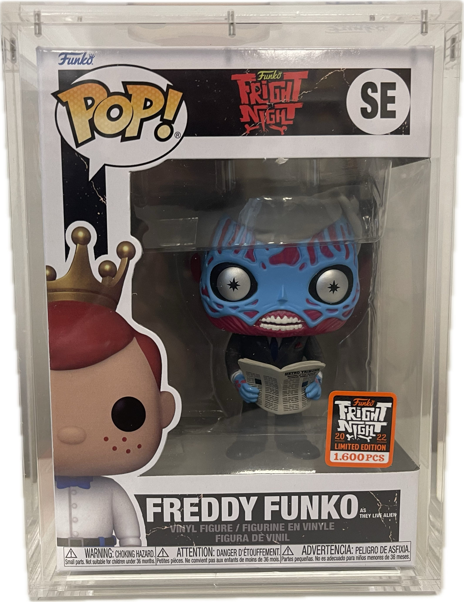 Pop Funko Fright Night Freddy Funko As They Live Alien SE