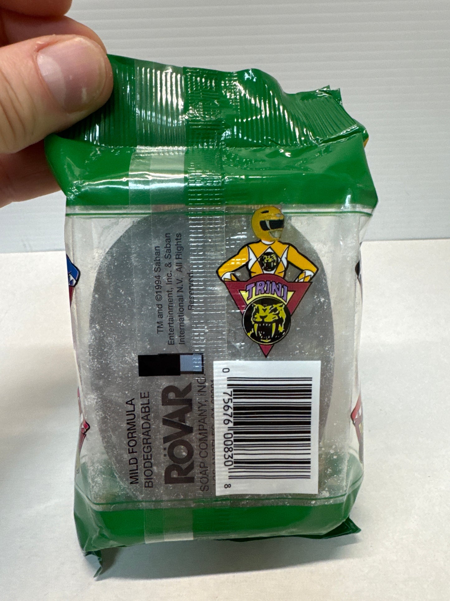 Mighty Morphin Power Rangers - Bath Soap - 1994 - Saban - 5 Pieces