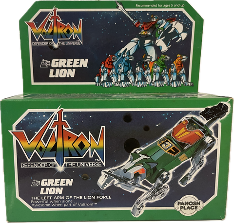 Voltron Defender Of The Universe Green Lion Vehicle Complete 1984