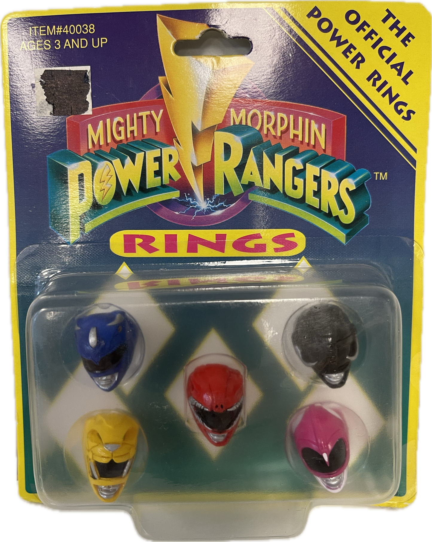 Mighty Morphin Power Ranger Rings