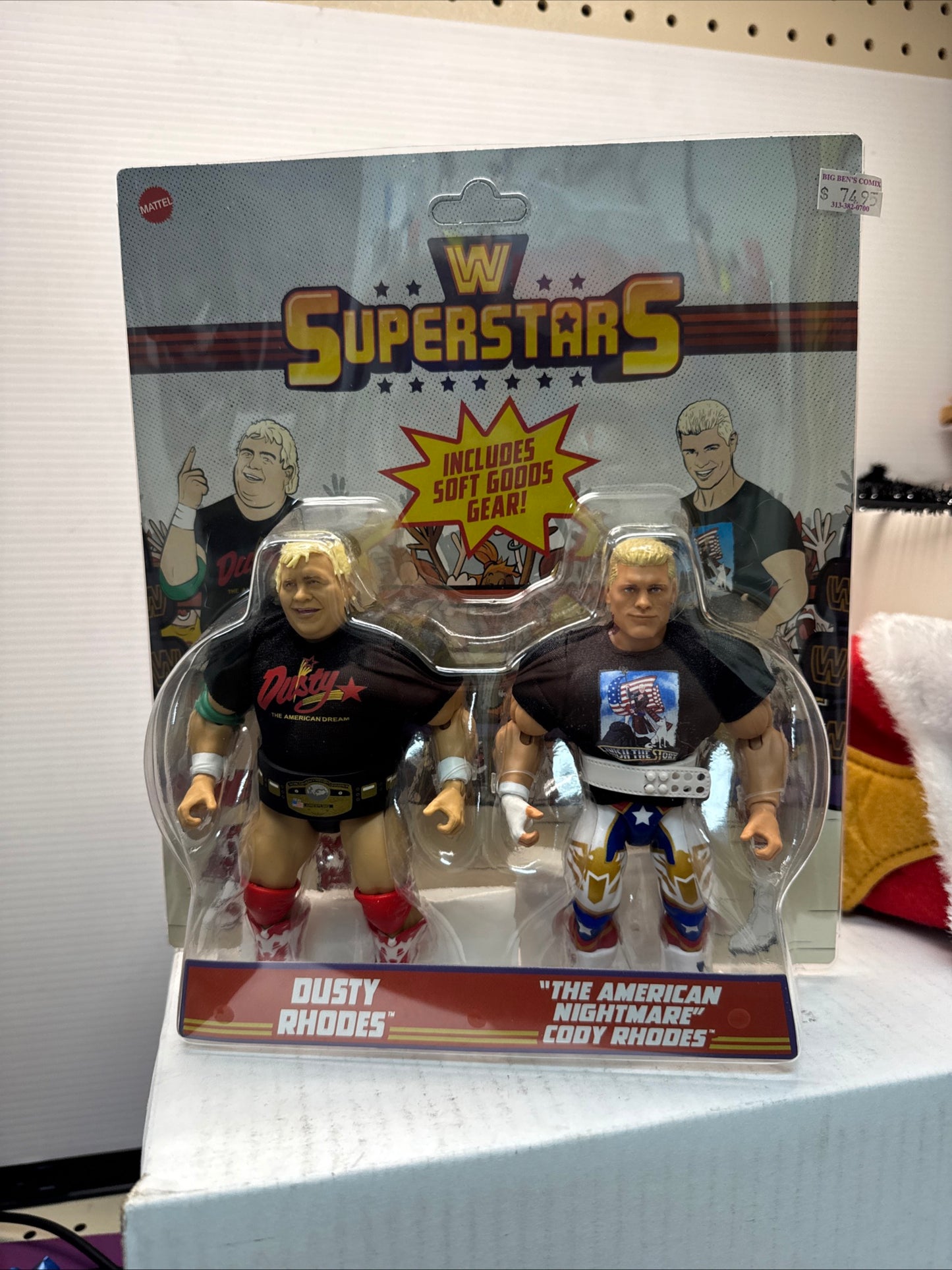 WWE Superstars Dusty Rhodes & Cody Rhodes 2 Pack Unpunched