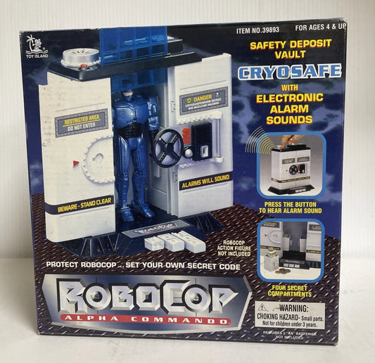 Toy Island Robocop Alpha Commando Cryosafe 1998 NIB