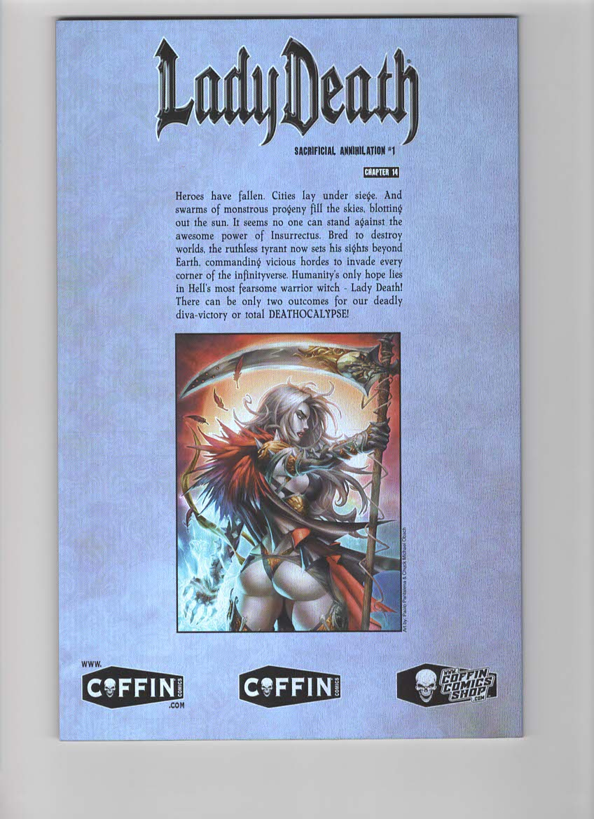 Lady Death: Sacrificial Annihilation Holo Foil Edition