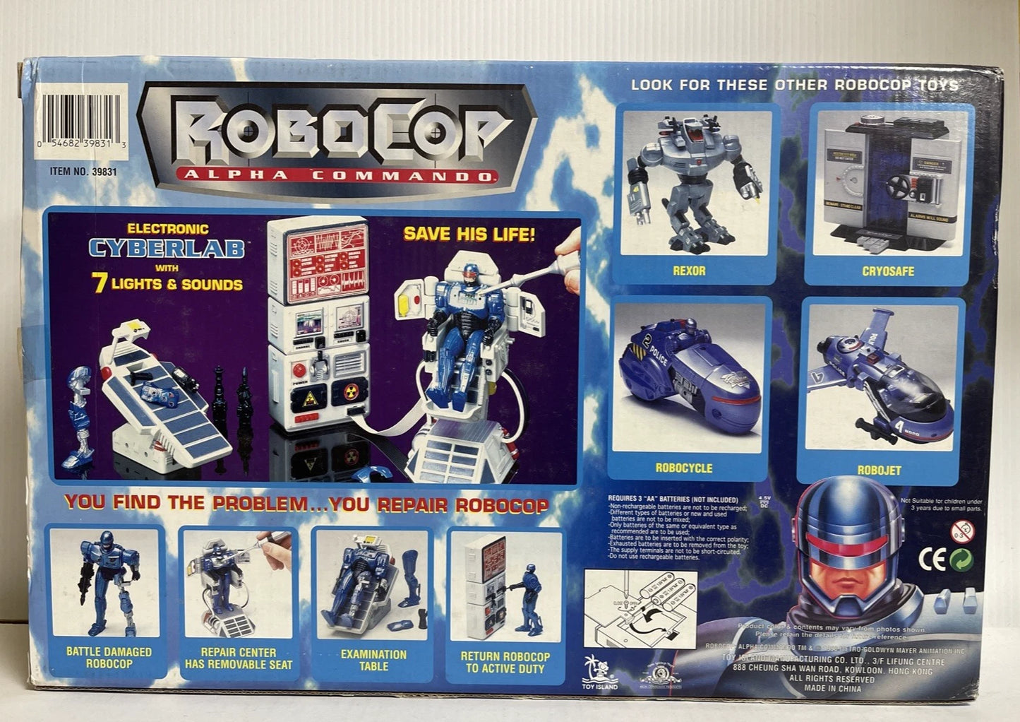 Robocop Alpha Commando Electronic Cyberlab 1998 NIB