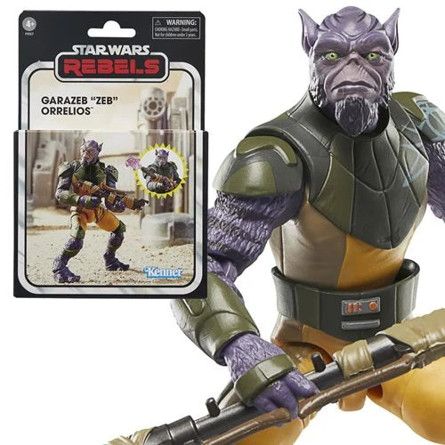 Star Wars Vintage Collection Zeb 3 3/4-Inch Action Figure – Big
