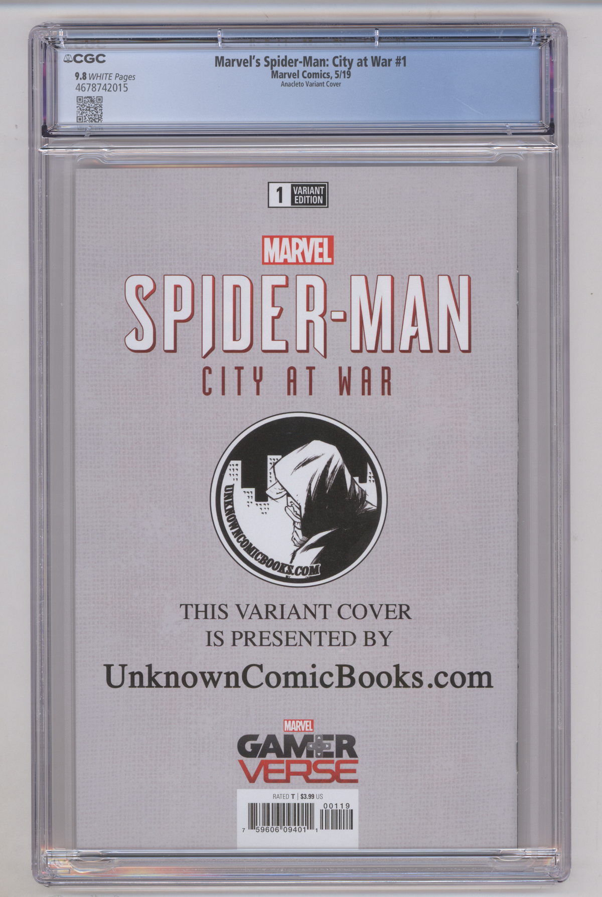 Marvel's Spider-Man: City at War #1 CGC Graded 9.8