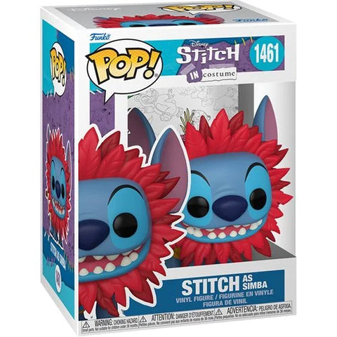 Lilo & Stitch Costume Stitch as Simba Pop! Vinyl Figure