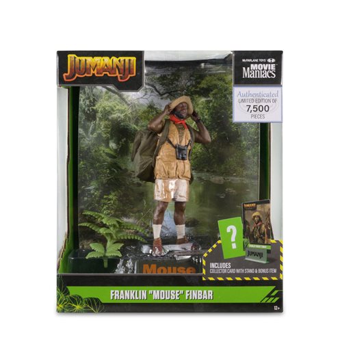 Movie Maniacs Wave 4 Jumanji Movie Franklin "Mouse" Finbar Posed Figure
