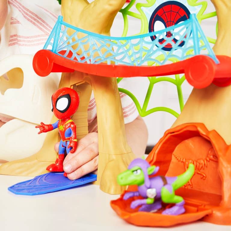 Marvel Spidey and His Amazing Friends Dino-Webs Treehouse