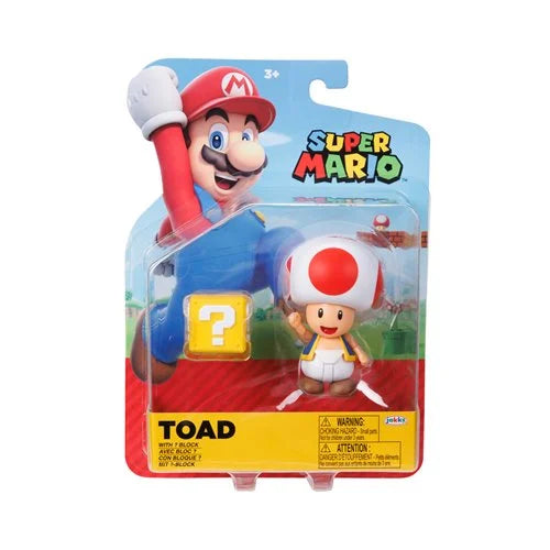 World Nintendo Super Mario 4-Inch Figures Wave 43 TOAD