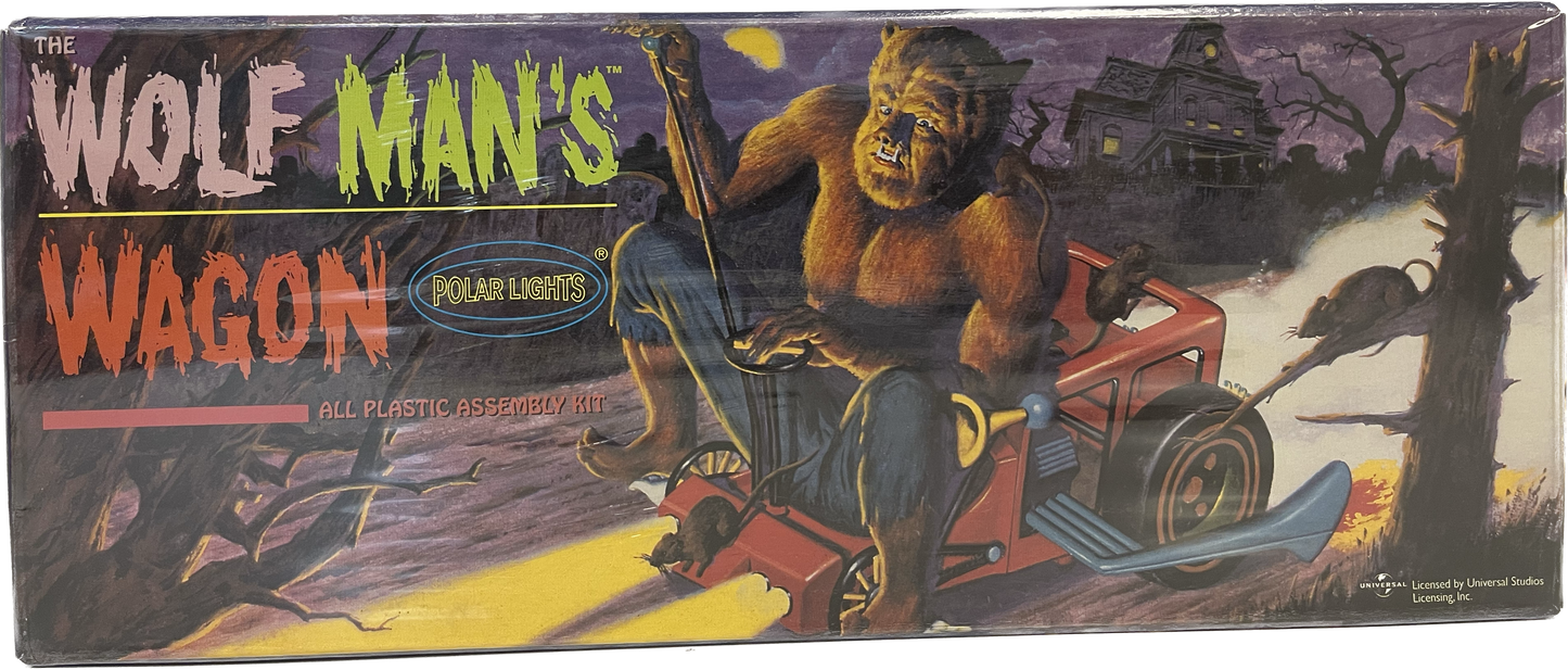 Polar Lights The Wolf Man's Wagon All Plastic Assembly Kit Model #5015