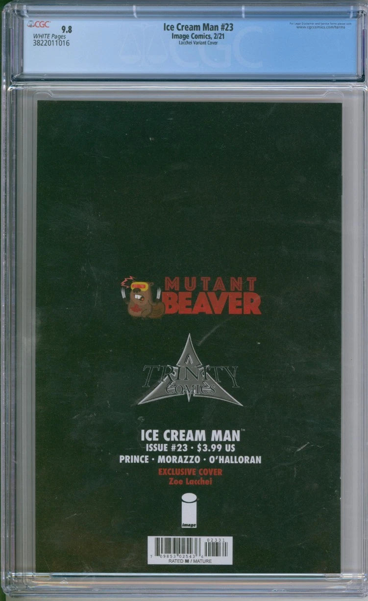 Image Comics Ice Cream Man #23 CGC 9.8 (Mutant Beaver/Trinity Comics exclusive)