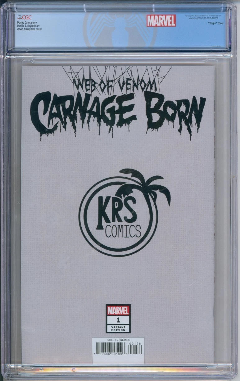 Web of Venom: Carnage Born #1 CGC 9.4 (KRS Comics Edition B)
