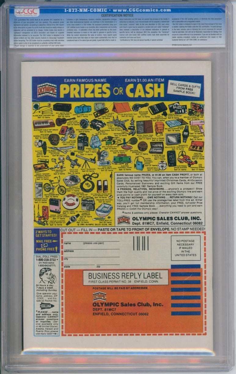 Fantastic Four #235 CGC 9.6 (John Byrne story, cover, & art)