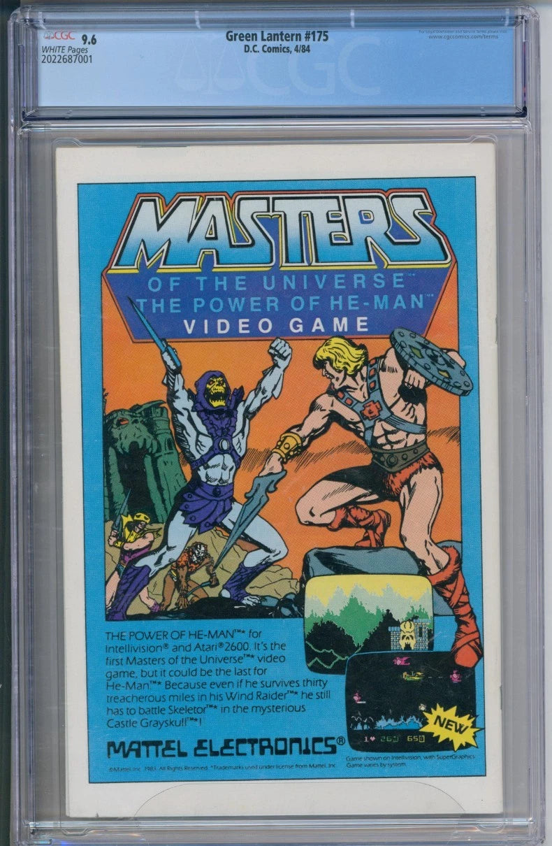 Green Lantern #175 CGC 9.6 (No Number error, Flash appearance)