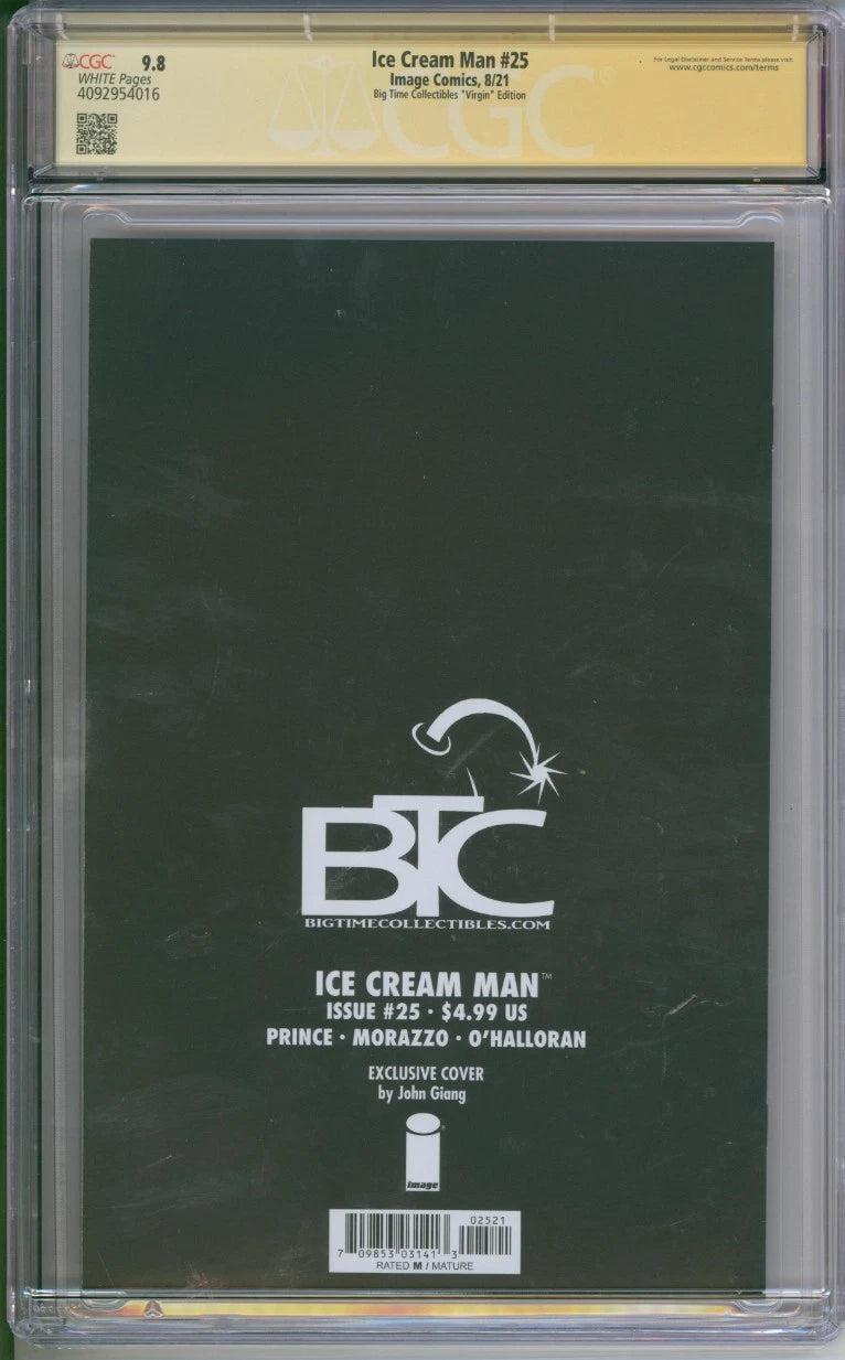 Image Comics Ice Cream Man #25 CGC Signature Series 9.8 (Signed by John Giang)