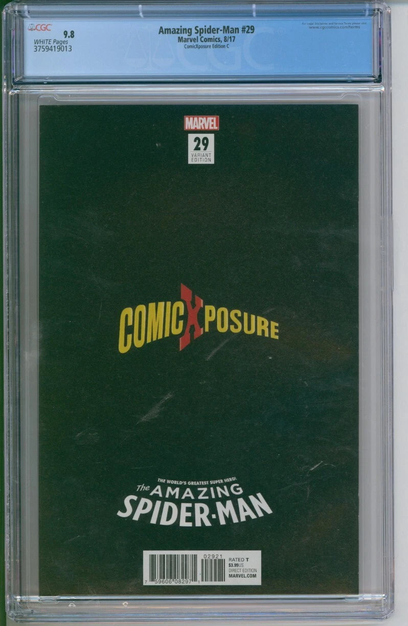 Marvel Comics Amazing Spider-Man #29 CGC 9.8 ComicXposure Edition C
