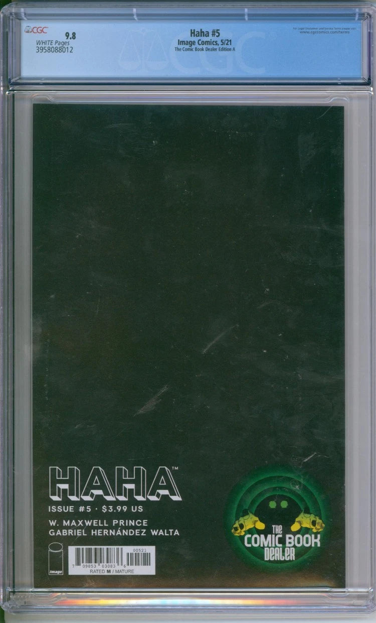 Image Comics Haha #5 CGC 9.8 (The Comic Book Dealer Edition A)