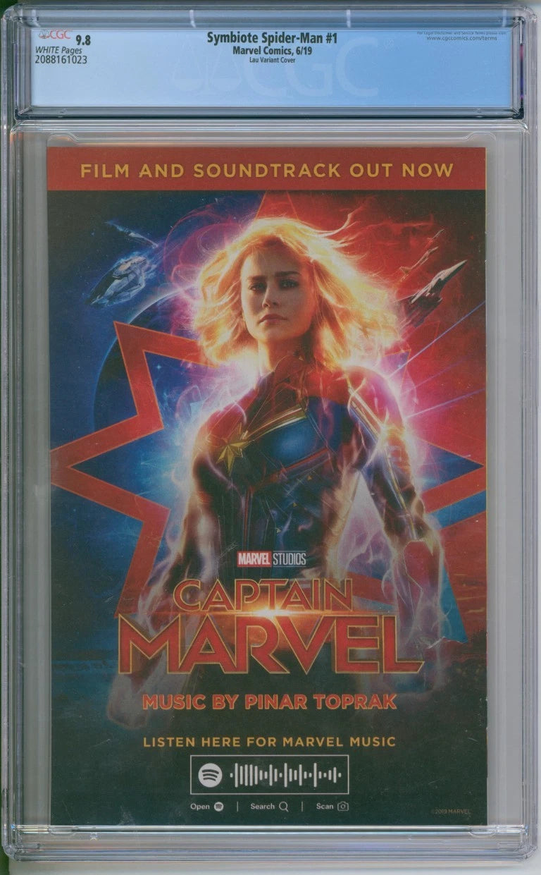 Marvel Comics Symbiote Spider-Man #1 CGC 9.8 (Lau Variant cover)