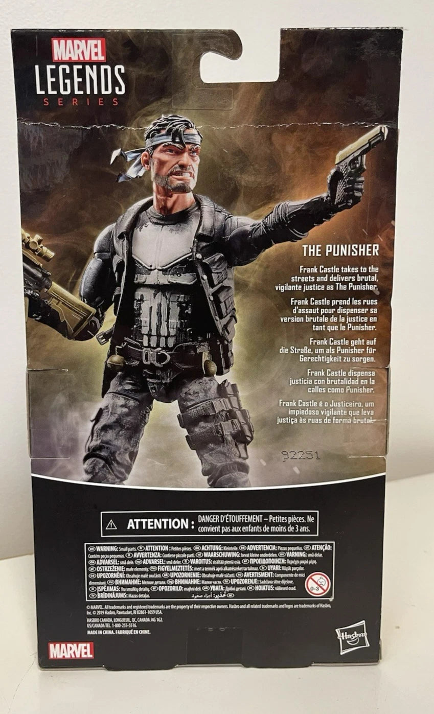 Marvel Legends Series The Punisher Figure Painted Face Variant