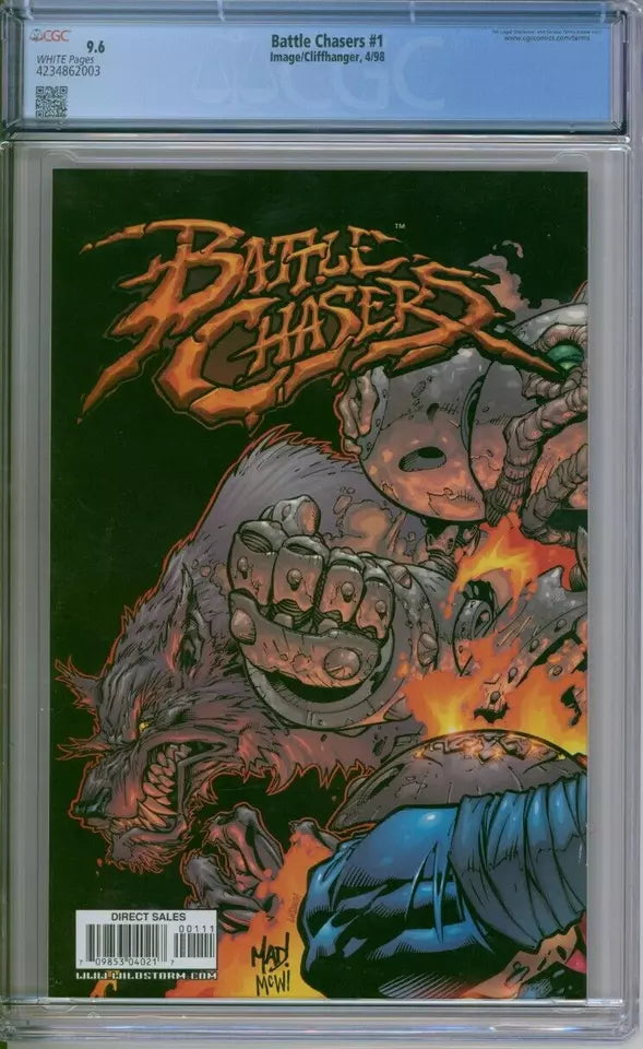 Battle Chasers #1 CGC 9.6 1st Appearance Of Gully