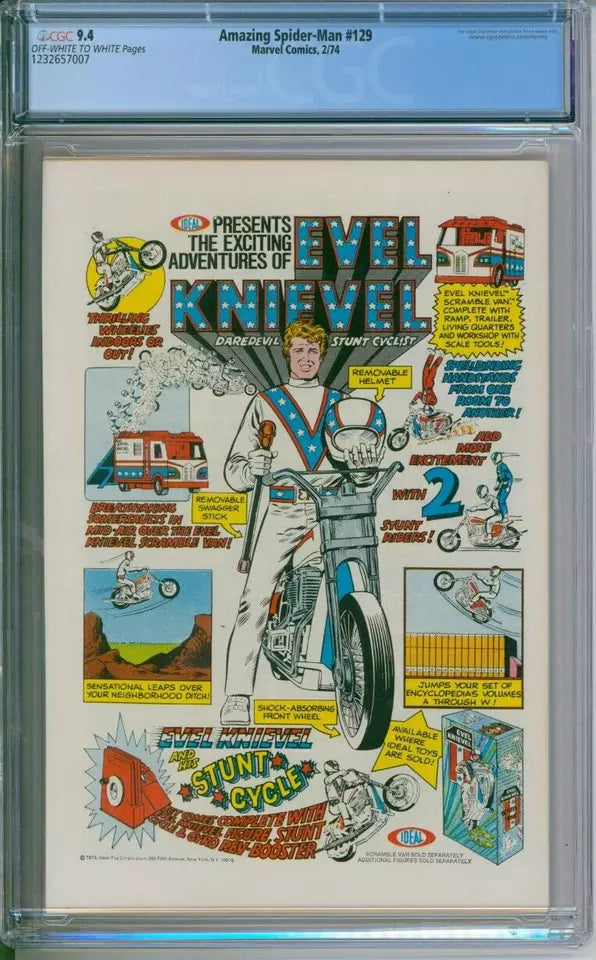 Amazing Spider-Man #129 CGC 9.4 1st Appearance Punisher & Jackal