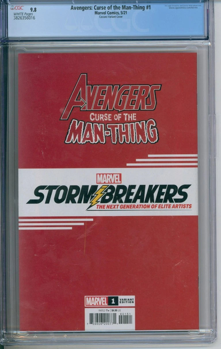 Avengers: Curse Of The Man-Thing #1 CGC 9.8 Stormbreakers Variant