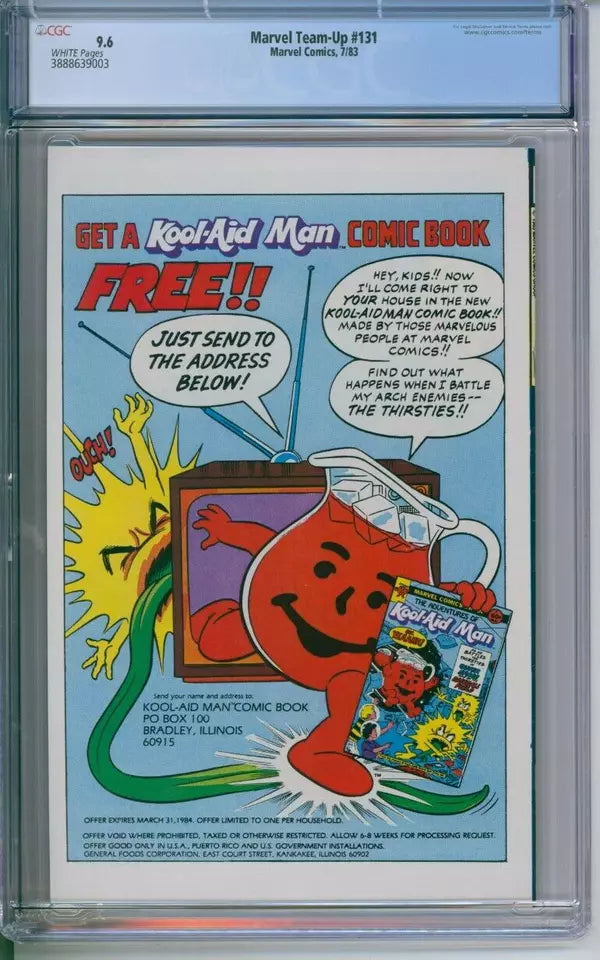 Marvel Team-Up #131 CGC 9.6 1st Appearance Of White Rabbit