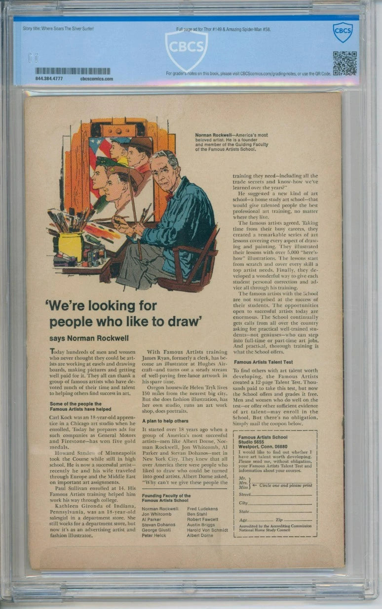 Fantastic Four #72 CBCS 3.5 Stan Lee & Jack Kirby Story