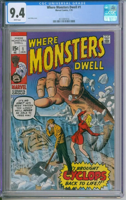 Where Monsters Dwell #1 CGC 9.4