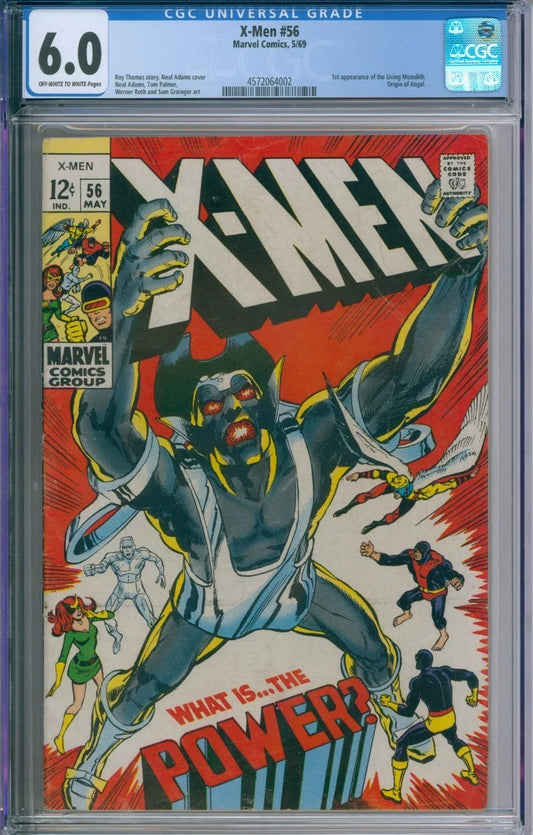 X-Men #56 CGC 6.0 1st Appearance Of The Living Monolith