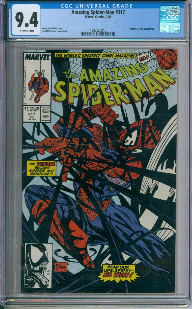 Amazing Spider-Man #317 CGC 9.4 Todd McFarlane Cover