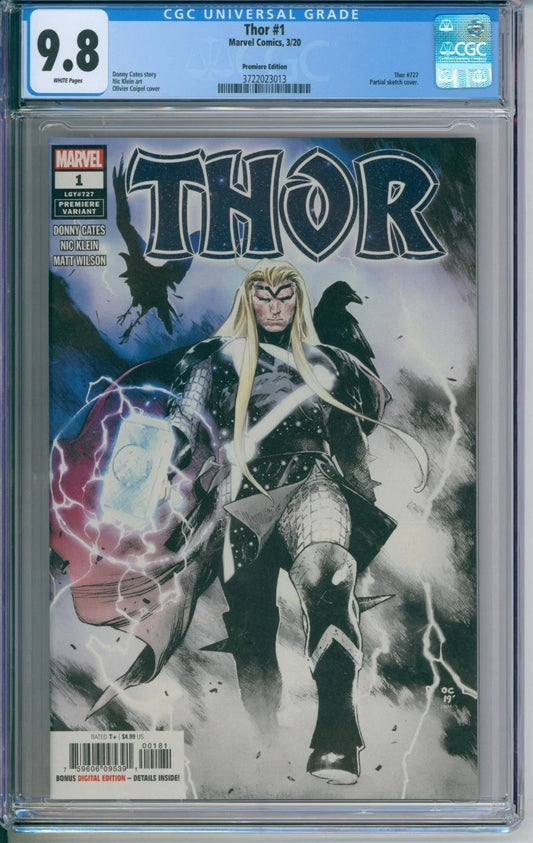Thor #1 CGC 9.8 Premier Edition